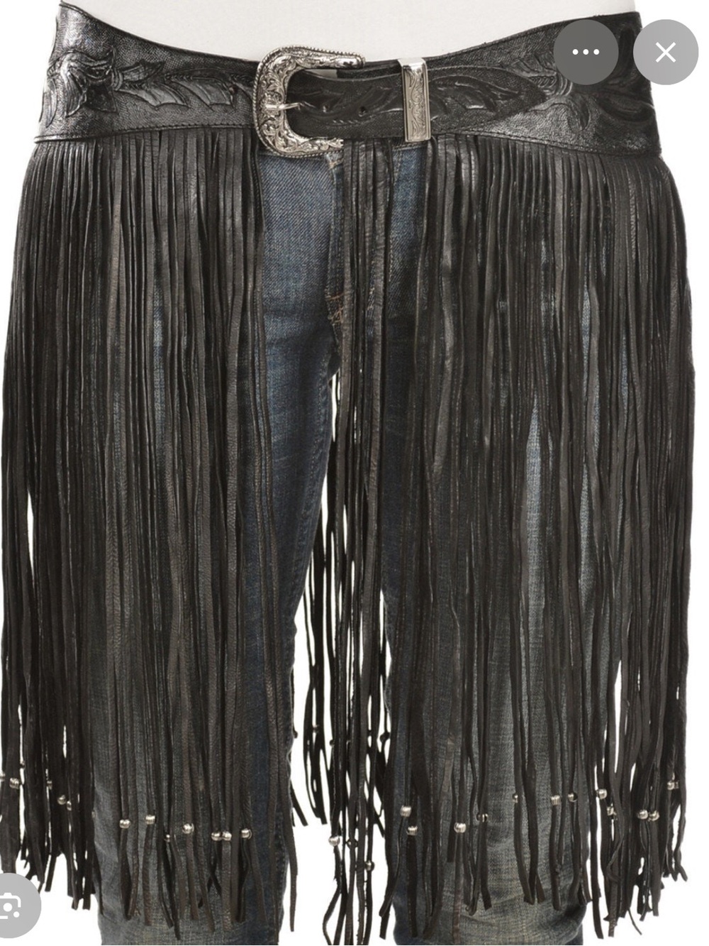Kobler Leather Fringe Belt